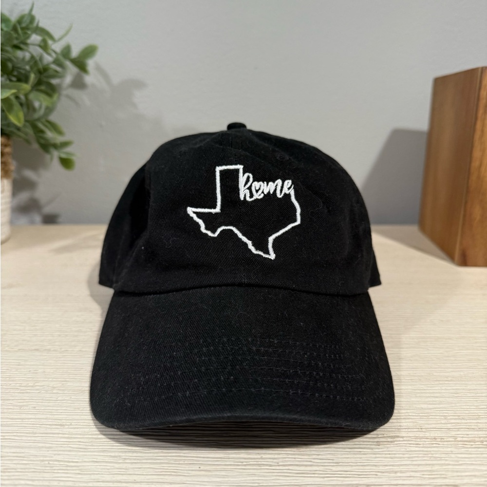 Black Texas Home Cap